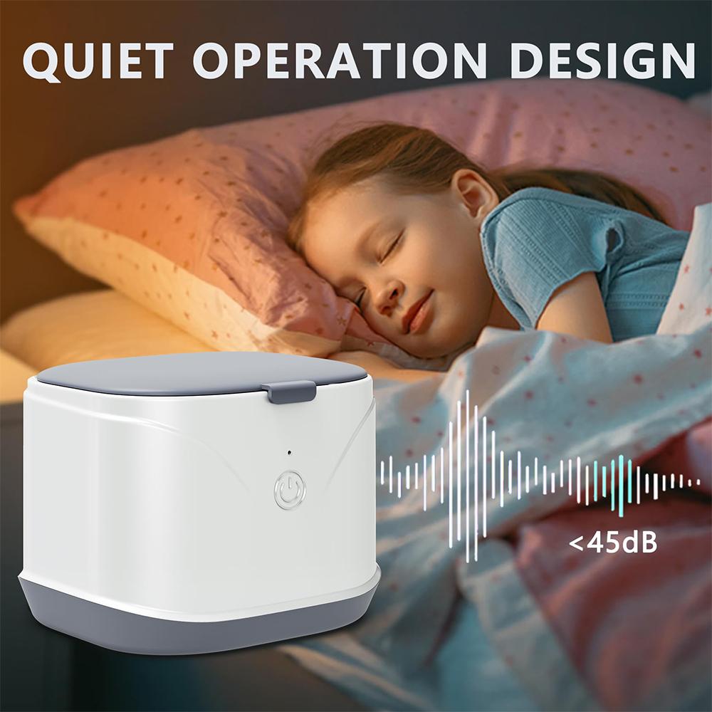 Dentures Ultrasonic Cleaner Machine Jewelry Cleaner High Frequency Ultrasonic Cleaning Bath for Dental Retainer Mouth Guard