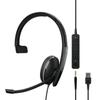 EPOS ADAPT 135T USB II Wired Single Ear Headset Connection - - 3.5mm jack/USB-A