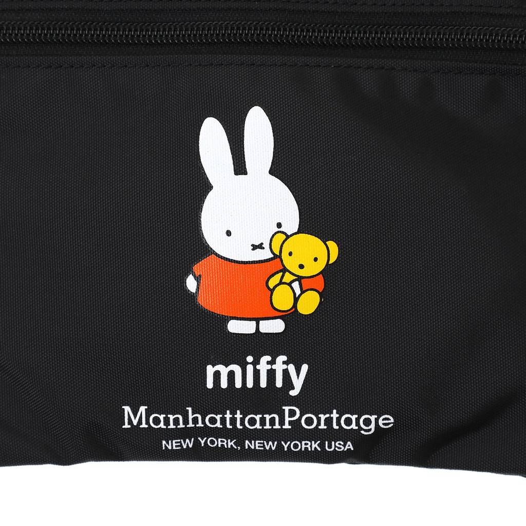 Косметичка с двойной молнией miffy 70-летие ЧЕРНЫЙ