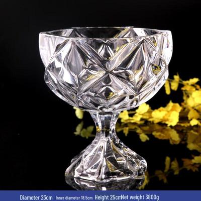 Flavinmci Современная Европейская Роскошная Стеклянная Ваза для Фруктов