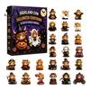 Cute Cow Party Supplies 3D Highland Advent Calendar 2026, Christmas Countdown with Theme Favors Farm Cattle Mini Figurines for Hanging Ornaments