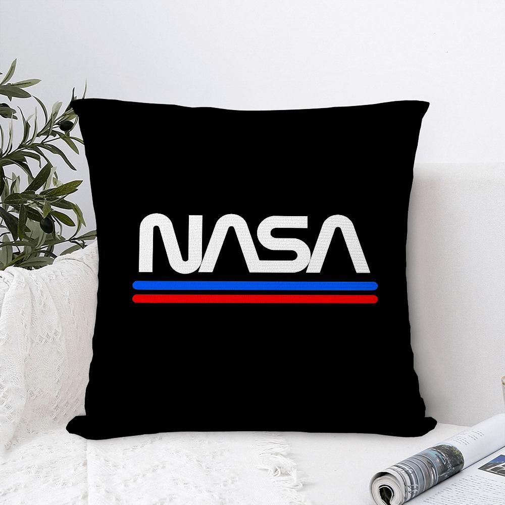 Наволочка для подушки с принтом N-NASA S-space, из плюша, мягкая, двусторонняя печать, чехол для диванной подушки, чехол для декоративной подушки