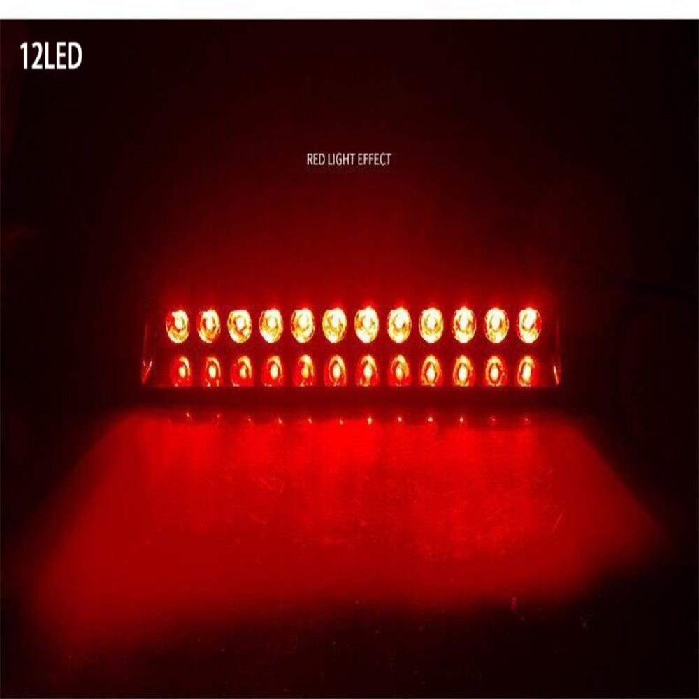 Ночной рыцарь 12 светодиодных полицейских стробоскопов Аварийная присоска Предупреждающая лампа Вспышка Тире Лампа Мигающая сигнальная лампа на лобовом стекле