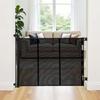 Retractable Baby Gate, Extends to 4150 mm Extra Wide, 990 mm Tall, with Reinforced Fiberglass Strips, Avoids Crawling Through, Mesh Dog Gate for