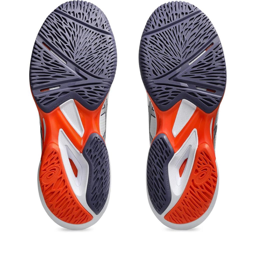 Теннисные туфли SOLUTION SPEED FF 3 1041A438 103 см 2E [ASICS] Мужские (Белый/Серовато-фиолетовый) 26,0