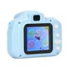 Детская камера 2.0-дюймовый IPS-экран, синяя, удобная ручка, округлый корпус, зарядка через USB, 400 мАч, детская камера 
