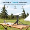 Зарядная станция для Starlink Mini 45000 мАч Портативный Power Bank со встроенным складным креплением Специальный выход DC 30В/2А Быстрая зарядка USB-C PD 100 Вт