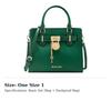 MICHAEL KORS Cow Leather Handbag, Shoulder Bag, Crossbody Bag Small Women's Royal Green 35T1GHMS1L-395