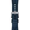 Tissot Мужские модные часы с кожаным ремешком и синим циферблатом T137.407.16.041.00