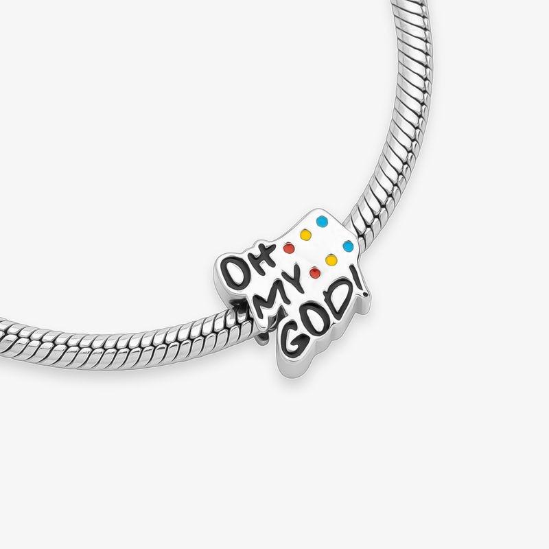 New 925 Silver Charm Fit Original Bracelet Accessories Women Jewelry Best Friend Series Duck Umbrella Coffee