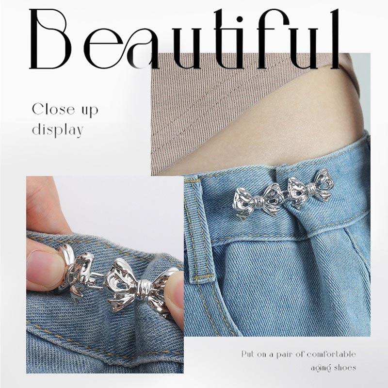 Затягивающий талию зажим для брюк, зажим для регулировки талии, застежка для уменьшения талии, пуговицы-броши для украшения одежды NK001