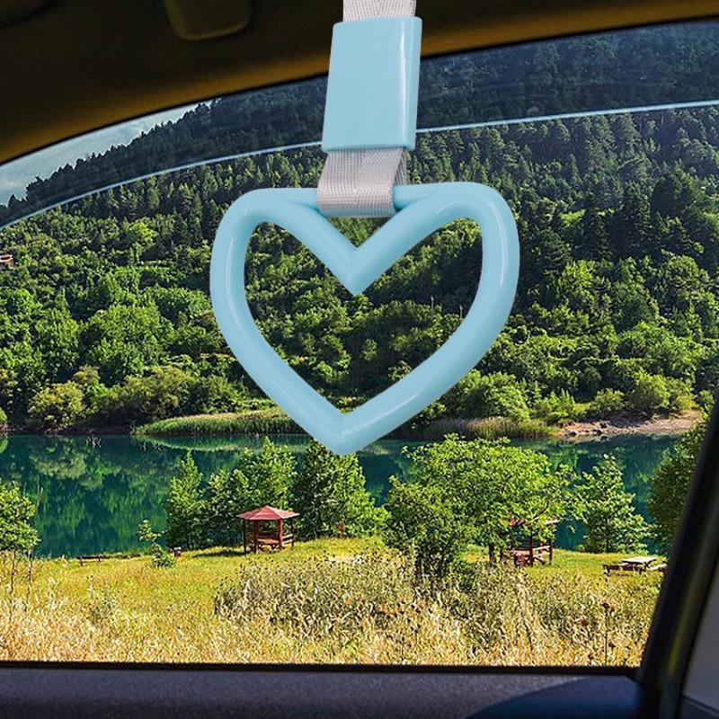 Car Interior Pull Ring Subway Train Bus Handle Strap Charm Drift TSURIKAWA RING Car Rear Bumper Warning Loop Auto Accessories