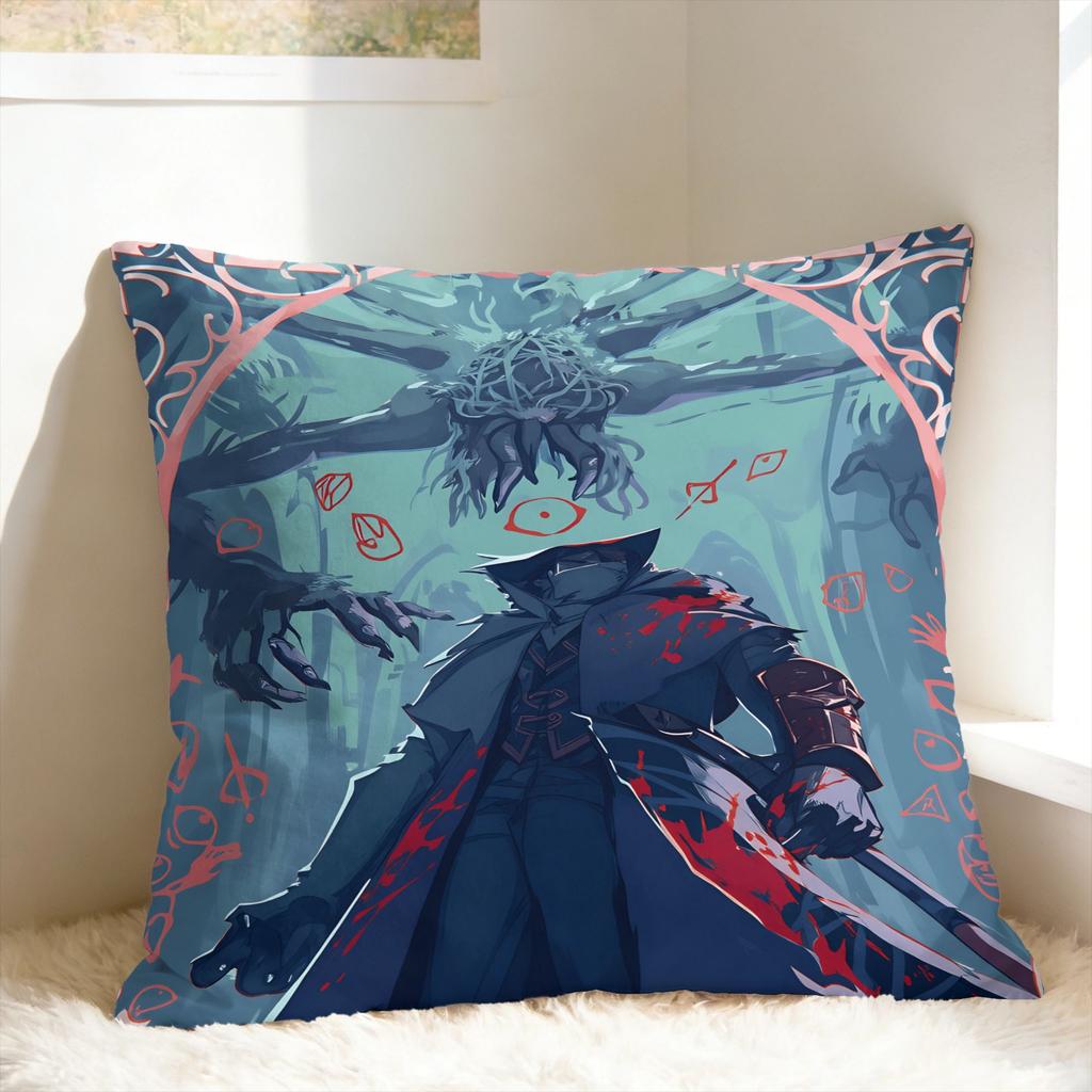 Игровой Bloodborne Знак Охотника Наволочка Удобная Наволочка Кавайная Наволочка Для Офиса Автомобиля Домашнего Декора