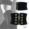Women Corset Belt Tummy Zipper Closure Elastic Fashion Slimming Daily Body Shaping Breathable Ultra Wide Soft Black High Waist