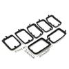 Auto Front Grille Cover Insert Mesh Ring Protective for 17-21 Insert Mesh Vent Bezel 7pcs