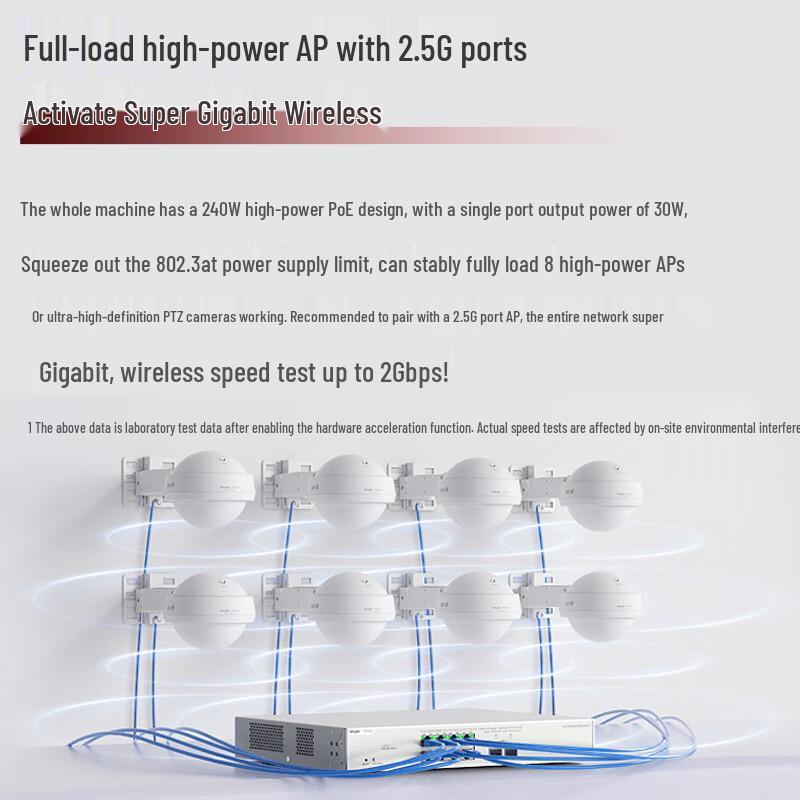 Ruijie RG-NBS3300-8MG2XS-P 8-Port 2.5G Managed PoE Switch