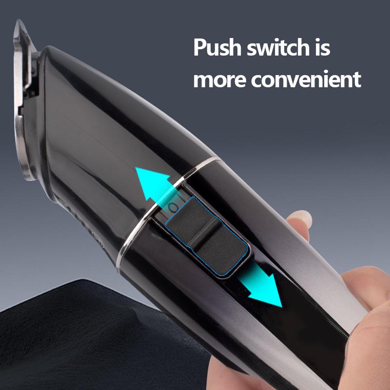 Rechargeable LCD Display Hair Clipper: Professional Electric Razor with USB Charging