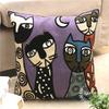 Абстрактный Ван Гог Мяу Полная Вышивка Вышивка Пикассо Наволочка Прикроватная Автомобильная Подушка