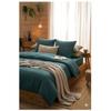 Housse de couette en coton 200 x 200 cm uni Edenne eucalyptus