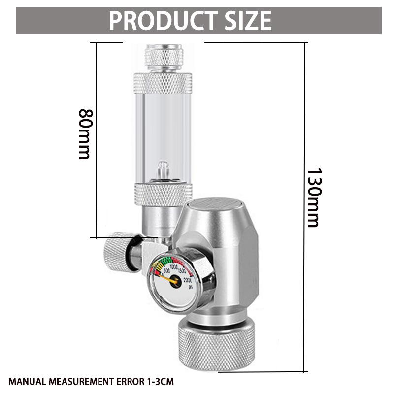 Аквариумный DIY CO2 регулятор W21.8/CGA320/G3-4/G5-8/TR21/3-8unf газовая баллонная гайка стыковочного типа клапан понижения давления CO2 для аквариума