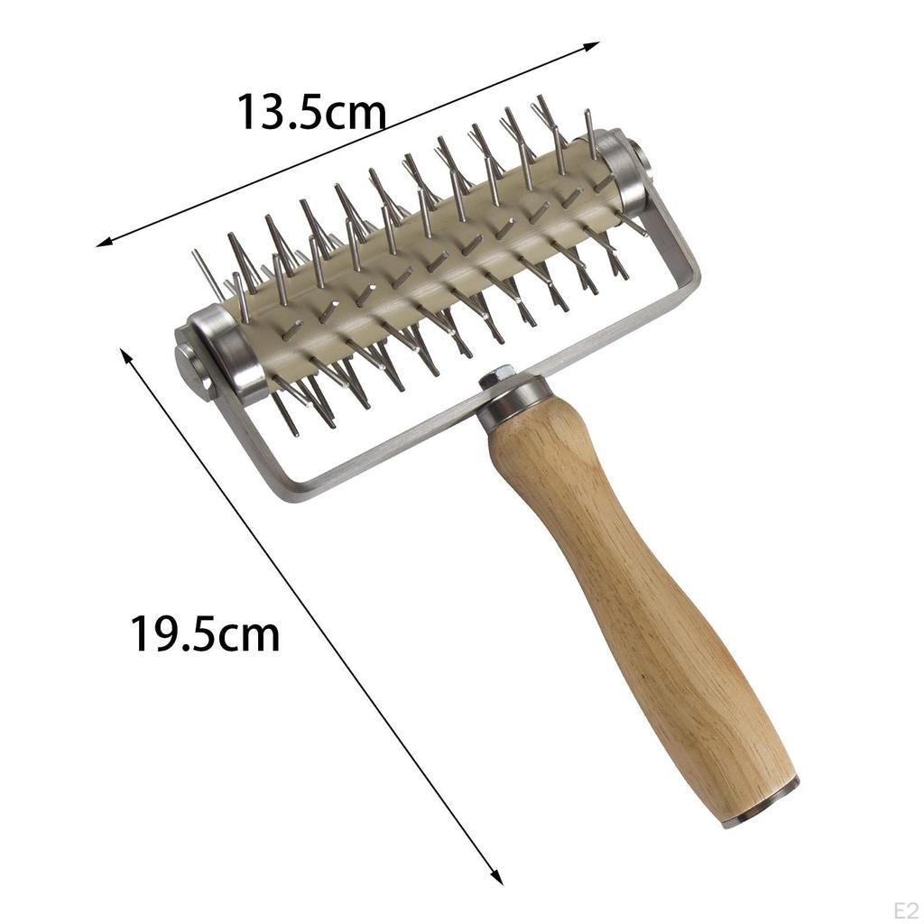 Pizza Dough Docker Roller Docking Tool Stainless Steel Holes Maker Pin for