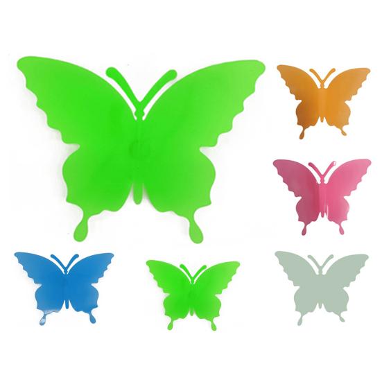 12 шт., плакат на холодильник, небьющийся, широкое применение, легкий, привлекательный, с двойным крылом, настенная наклейка для автомобиля