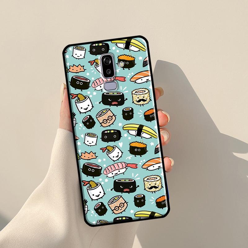 Еда Суши Для Samsung J3 J5 J7 J510 J310 J330 J710 J730 J1 A3 A5 2016 2017 J4 J6 Plus J8 2018 Чехол