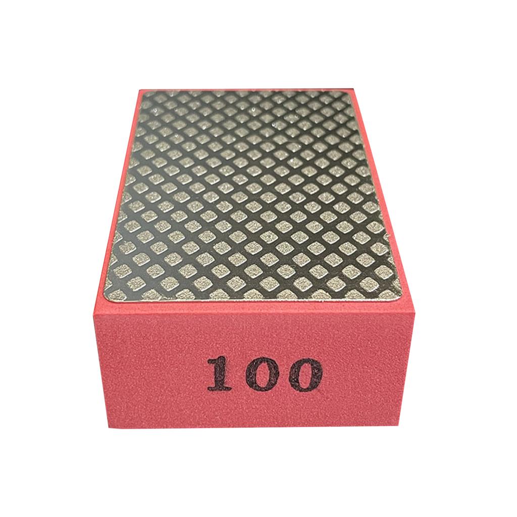 Diamond Hand Pad Sanding Block Sharp Glass Grinding Polishing Pad Sanding Block Backing Hand-Held Sanding Block for Tile