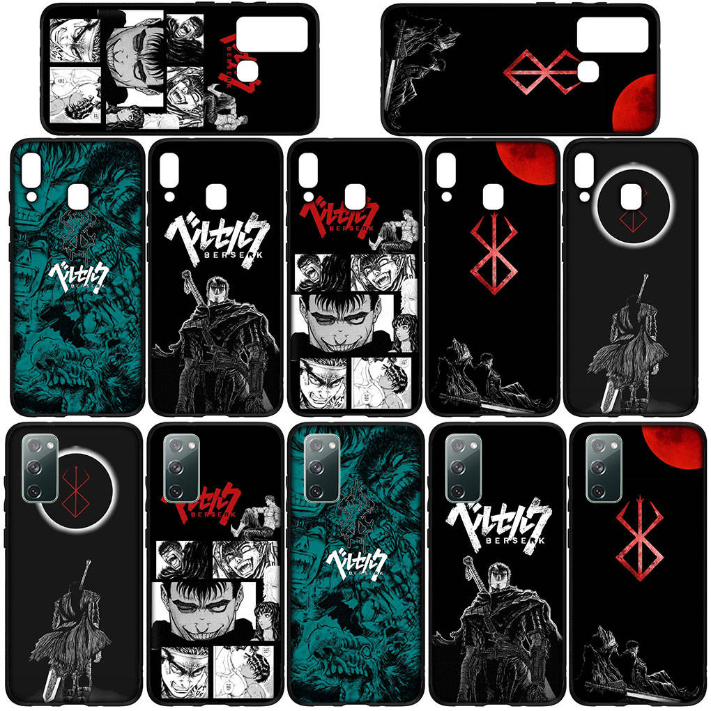 Чехол для телефона Samsung Galaxy S25 S24 S23 iPhone 16 15 Xiaomi Redmi Note 14 13 12 16E X 11 Pro Max OPPO Moto G85 Huawei A15Berserk Guts Comics Cover