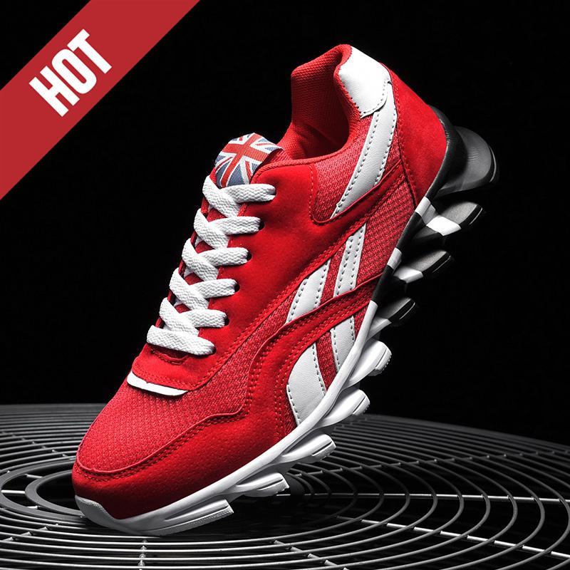Blade Men Sports Running Shoes Marathon Air Cushion Breathable Lightweight Mens Outdoor Hiking Athletic Nonskid Sneakers Jogging