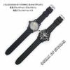 Эксклюзивный резиновый ремешок BLANCPAIN x Swatch с двойными линиями (Черный/Черные линии)