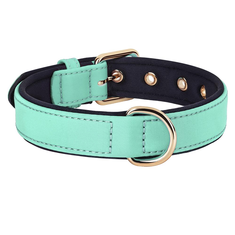 Водонепроницаемый ошейник для собак, прочный нейлоновый ошейник для собак, ошейник с мягкой подкладкой, дышащий, для домашних собак, чихауа, мопсов, шнауцеров, ошейники 8 цветов