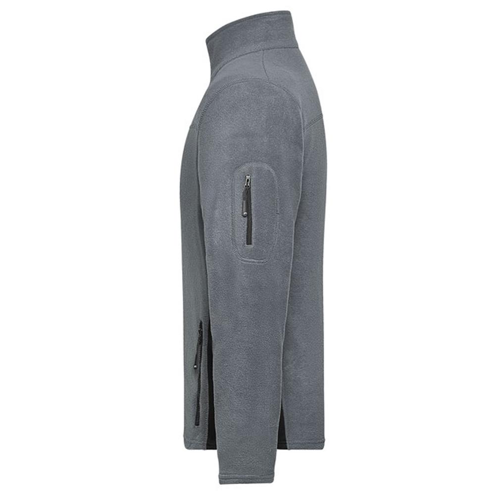 James and Nicholson Mens Strong Work Fleece Jacket