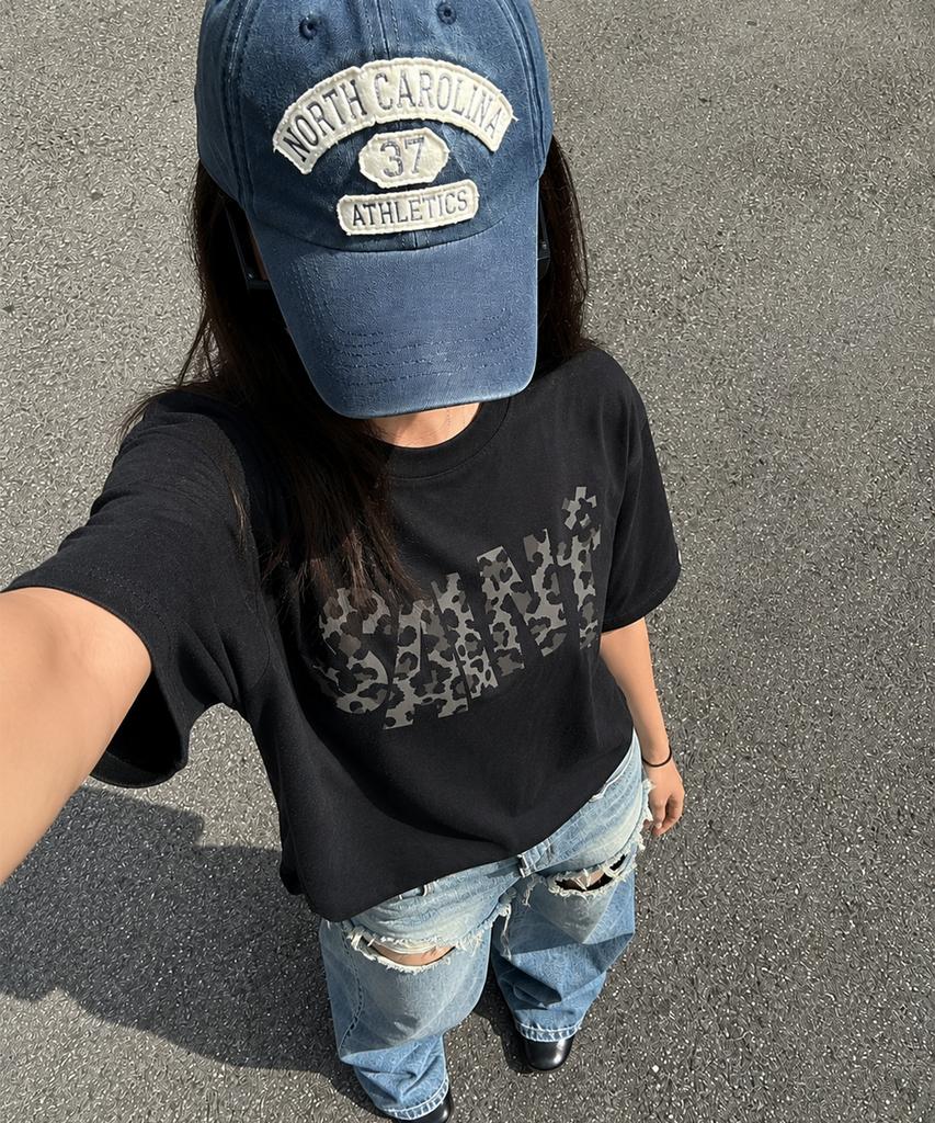 SAINTPAIN Sp Saint Pattern Short Sleeve T-Shirt Black