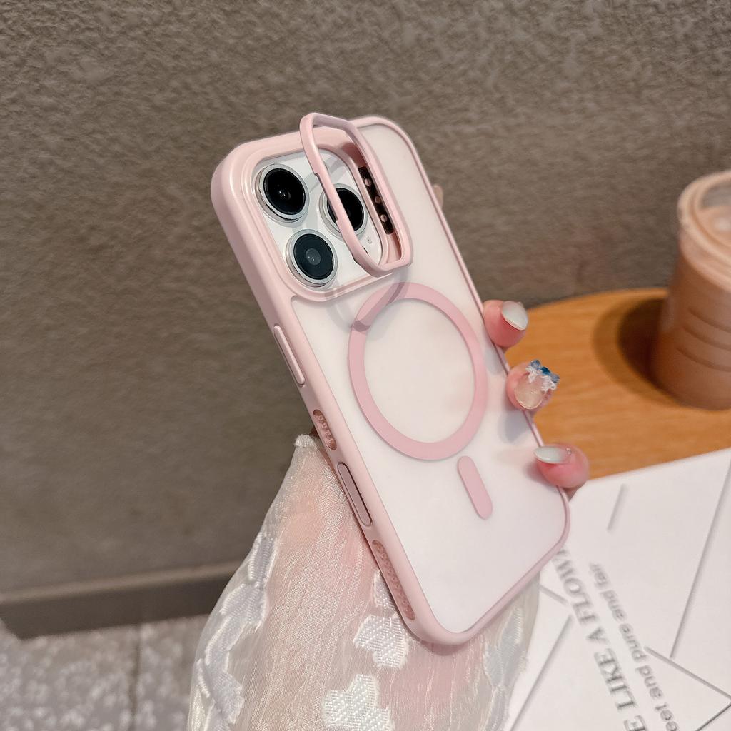 Для Apple 16promax Чехол для телефона Кнопка AI Touch для IPhone 15 Невидимая подставка Магнитная адсорбция Дышащая теплоотдача