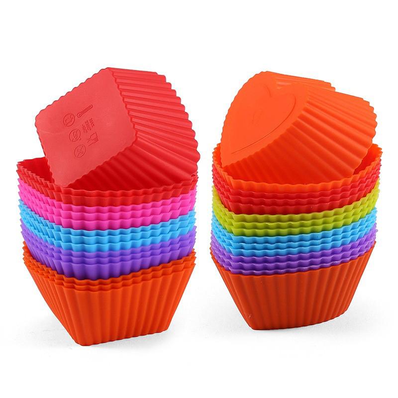 3Pcs Bento Divider Cup Easy Clean Mould Reusable Cake Mold Dessert Sushi Separate Storage Accessories Food Lunch Box Liner