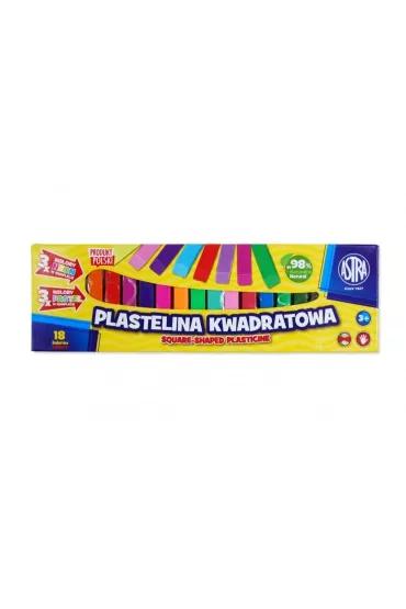 Astra Square Plasticine 18 Metallic Colors Create and Develop