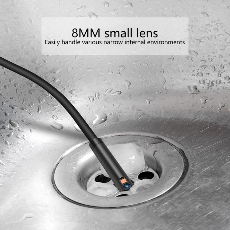 Endoscope Camera Snake Sewer Industrial Pipings Borescope Car Inspection Endoscopy Waterproof For Cellphone