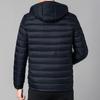 Men Padded Coats Winter  In External Clothes Men's Down Hooded Jacket Casual Padding Warm Lightweight Parkas