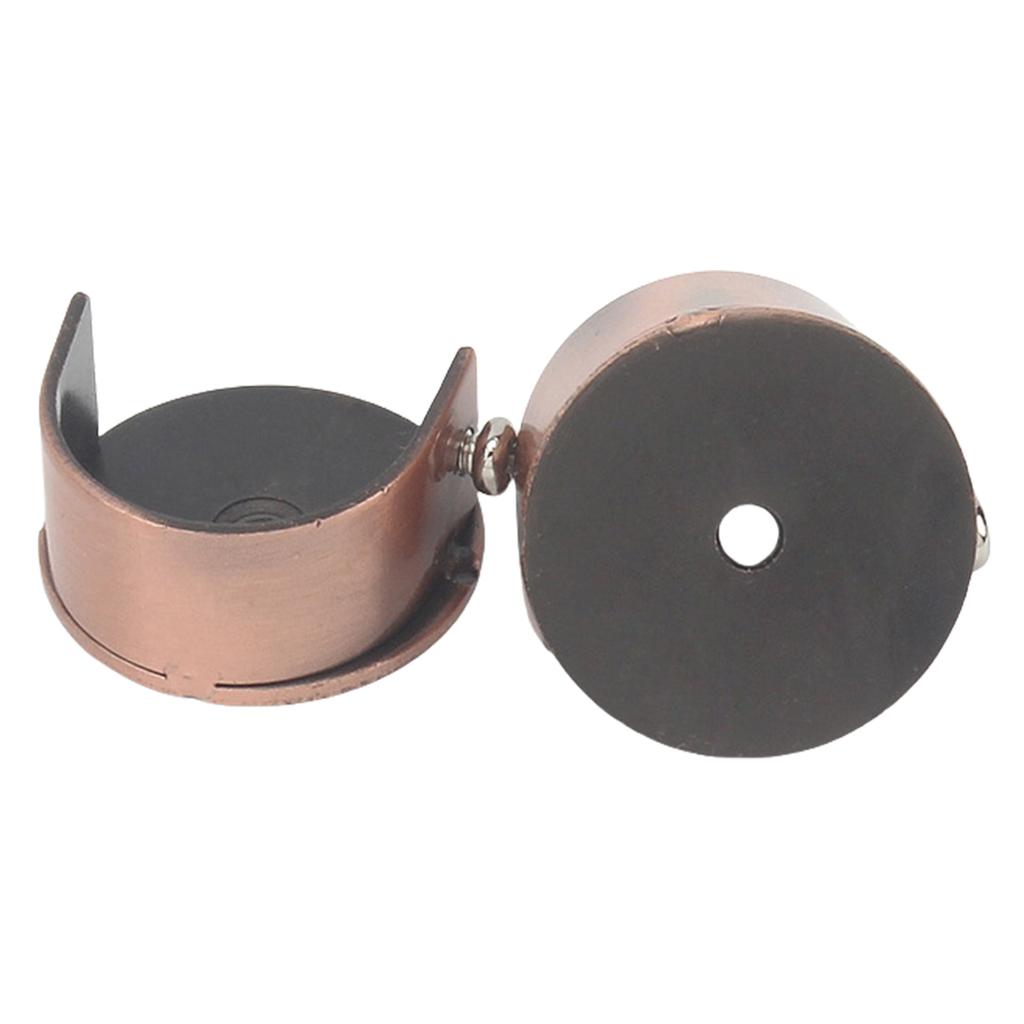 Curtain Pole Bracket Set Wall Mount Curtain Holder Brackets for 28mm Rods Modern Designing Easy Installation