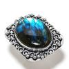 Labradorite Gemstone Handmade 925 Sterling Silver Gift Jewelry Ring Size 7 Y7y06