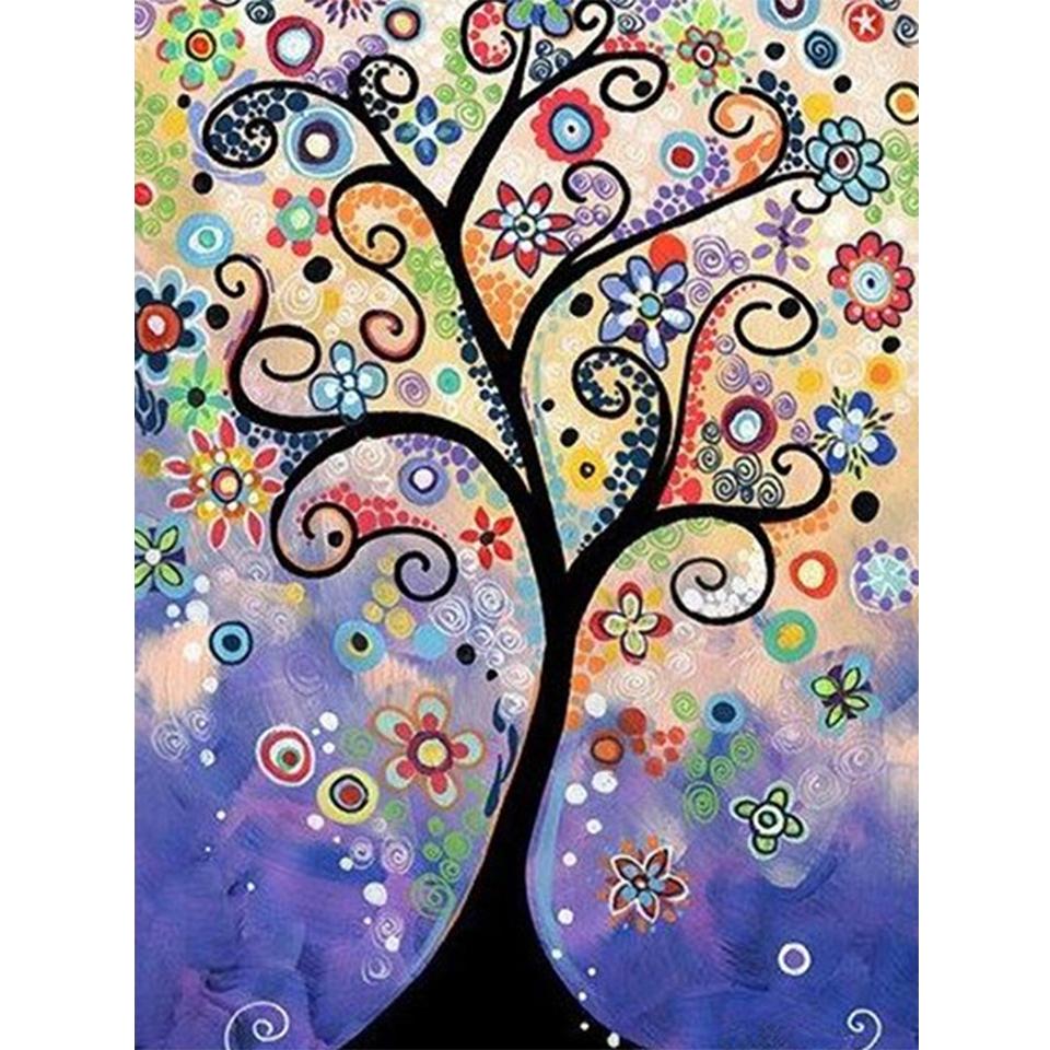 Diy Flower Painting Diamond 5d Picture Full Round Full Diamond Embroidery Rhinestone Mosaic Home Decor Gift Cross Stitch Kit