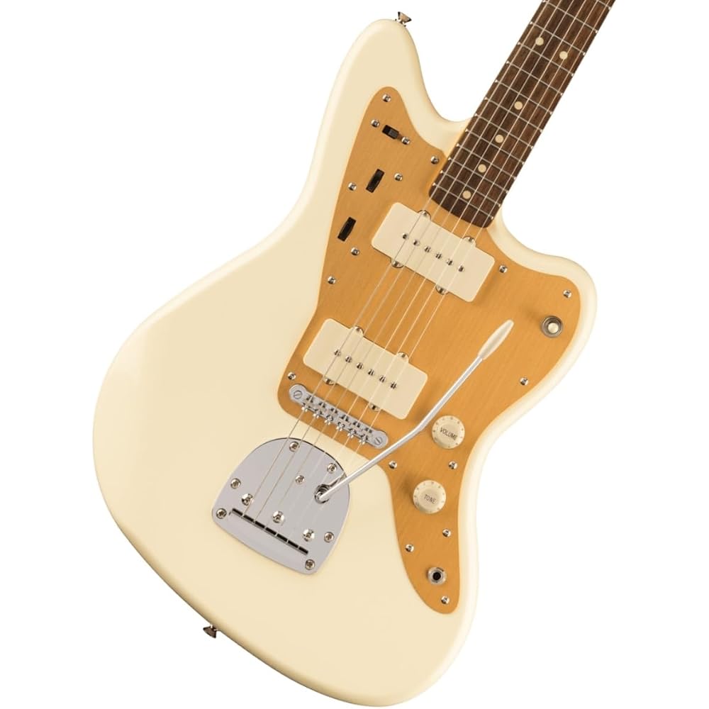 Электрогитара Squier by Fender J Mascis Jazzmaster®, Накладка из лаврового дерева, Винтажный белый с мягкой...