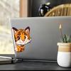 Cartoon Tiger Peeping Glass Stickers Car Stickers Background Beautification Decoration Stickers