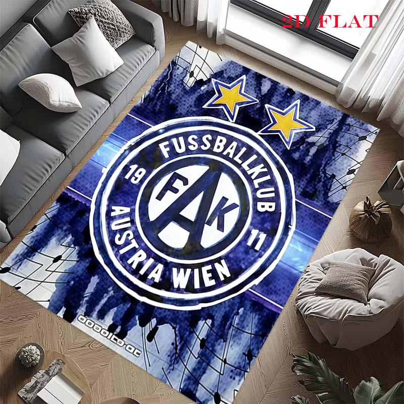 FK Austria Wien Ковер для гостиной, спальни, дома, украшение дивана, нескользящий коврик для игр детей