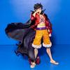 One Piece Luffy, Luffy Hand-made Standing Decoration Statue, Double-headed and Interchangeable Hands, 21.5cm