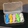 5 Pairs Silicone Ear Plugs Sound Insulation Ear Protector Anti Noise Snore Comfortable Sleeping Earplugs For Noise Reduction