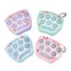 Game Console Mini Size Fall Resistant Plastic Game Machine Key Chain for Decoration