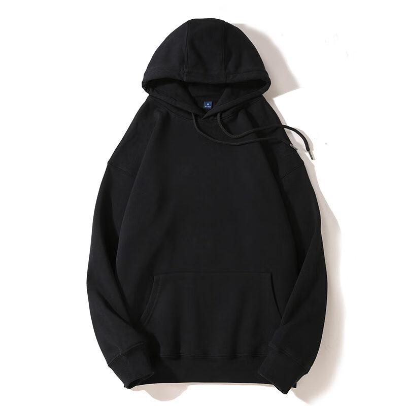 BFS102 Drop Shoulder Hooded Pullover Sweatshirt