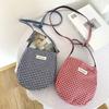 Double-sided Available Small Square Bag Plaid Grid Shoulder Bag Crossbody Phone Pouch  Outdoor
